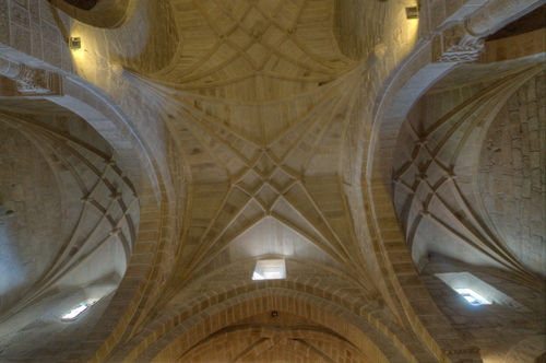 Bóveda del crucero de la iglesia de San Clodio de Leiro